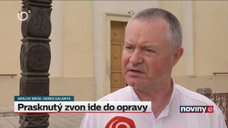 Prasknutý zvon ide do opravy