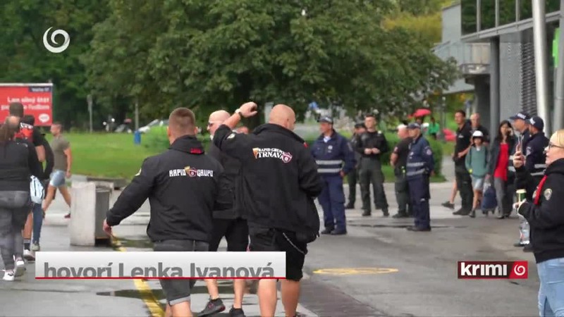 Policajné opatrenia pred zápasom