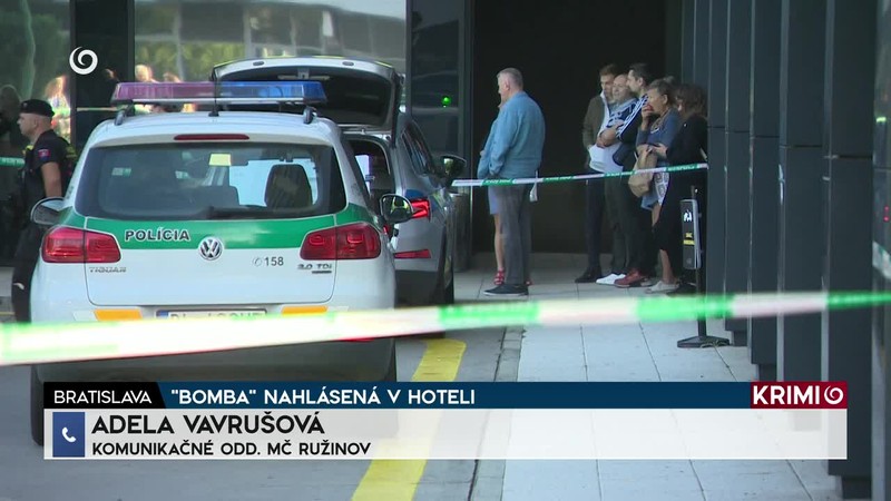 "BOMBA" NAHLÁSENÁ V HOTELI