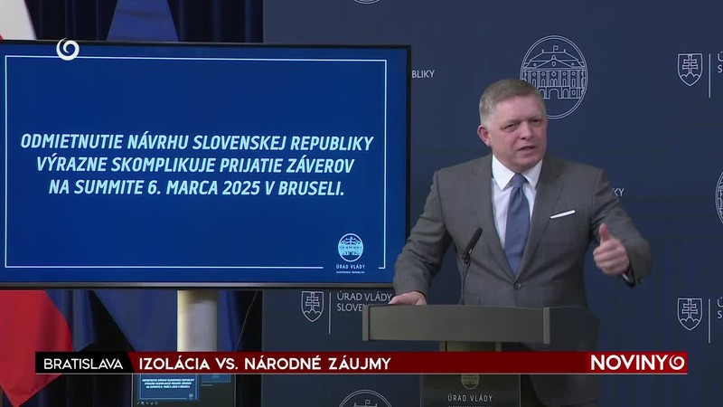 IZOLÁCIA VS. NÁRODNÉ ZÁUJMY