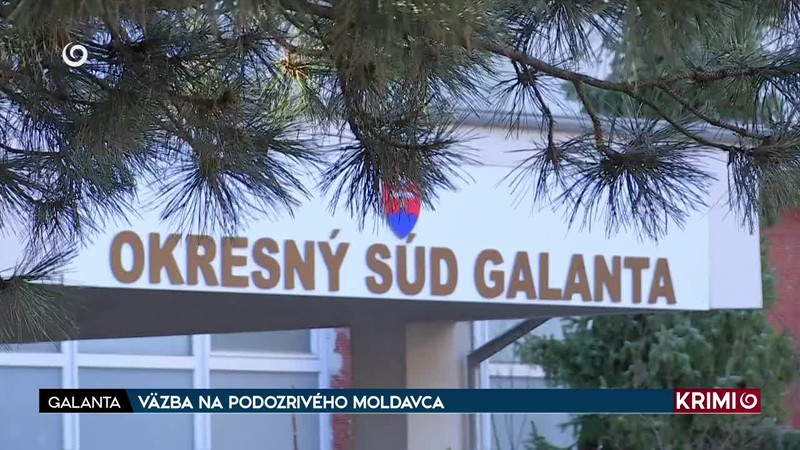VÄZBA NA PODOZRIVÉHO MOLDAVCA