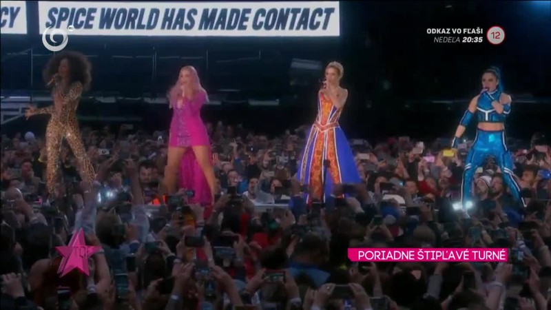 PORIADNE ŠTIPĽAVÉ TURNÉ Spice Girls