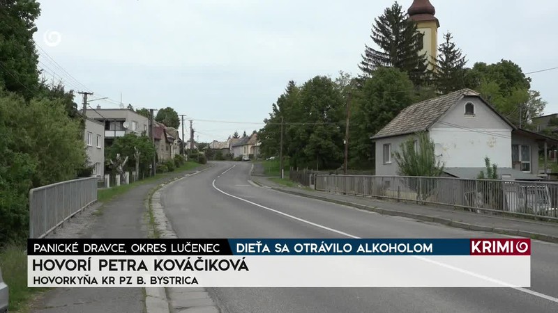 DIEŤA SA OTRÁVILO ALKOHOLOM