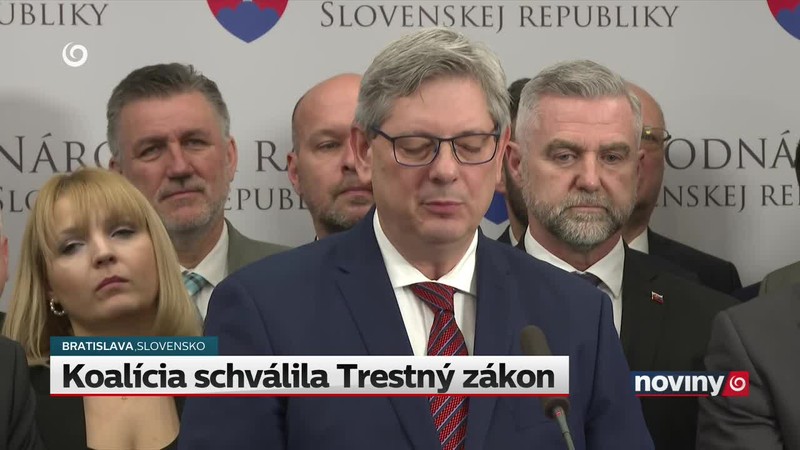 Koalícia schválila Trestný zákon