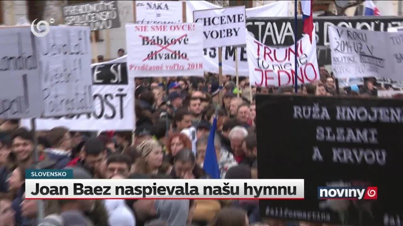 Joan Baez naspievala našu hymnu