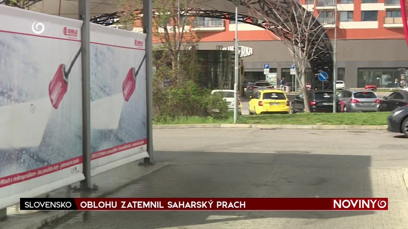 OBLOHU ZATEMNIL SAHARSKÝ PRACH