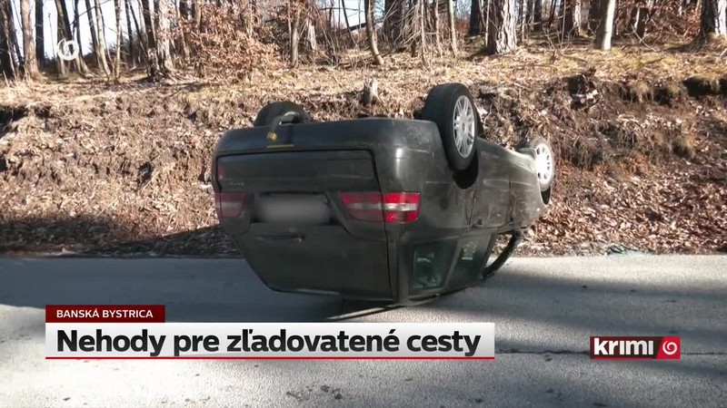 Nehody pre zľadovatené cesty
