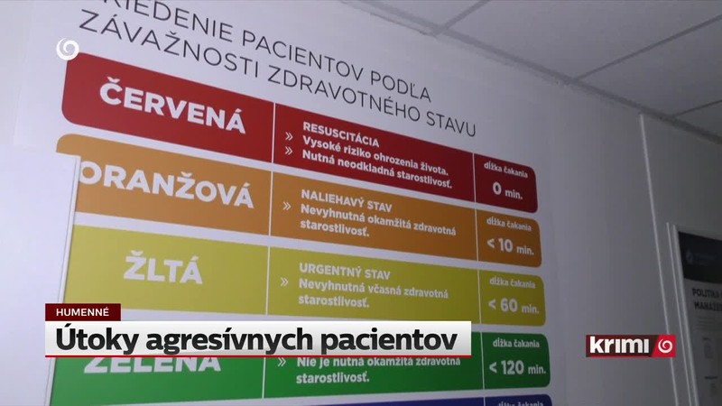 Útoky agresívnych pacientov