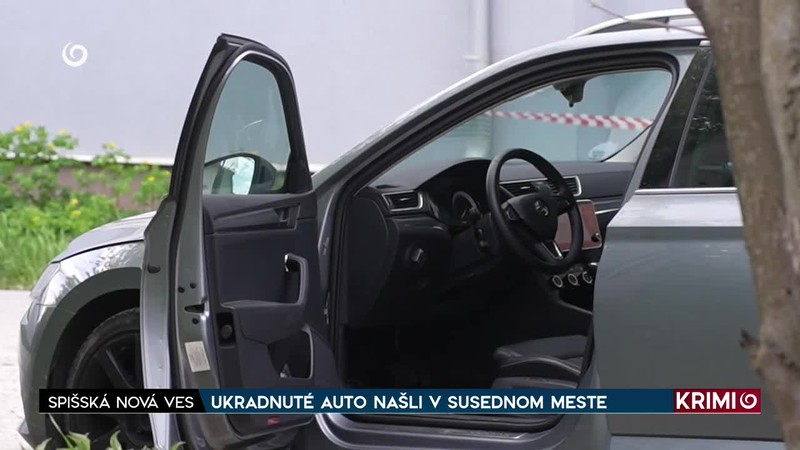 UKRADNUTÉ AUTO NAŠLI V SUSEDNOM MESTE
