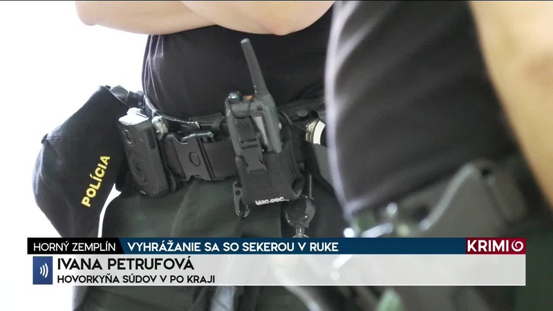 VYHRÁŽANIE SA SO SEKEROU V RUKE