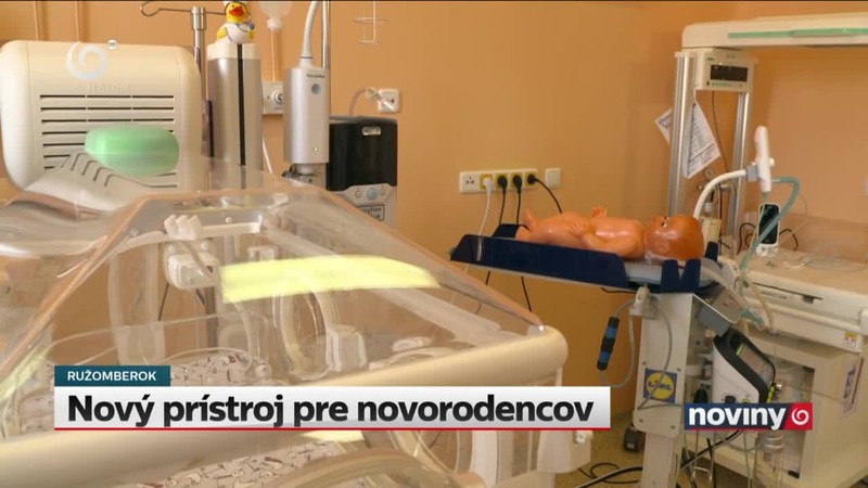 Nový prístroj pre novorodencov