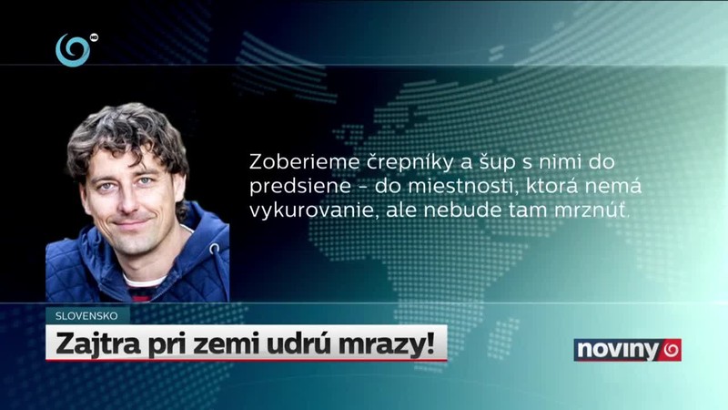 Zajtra pri zemi udrú mrazy!