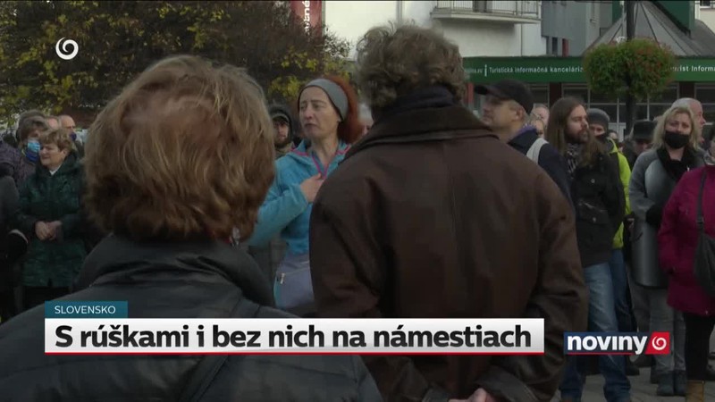 S rúškami i bez nich na námestiach