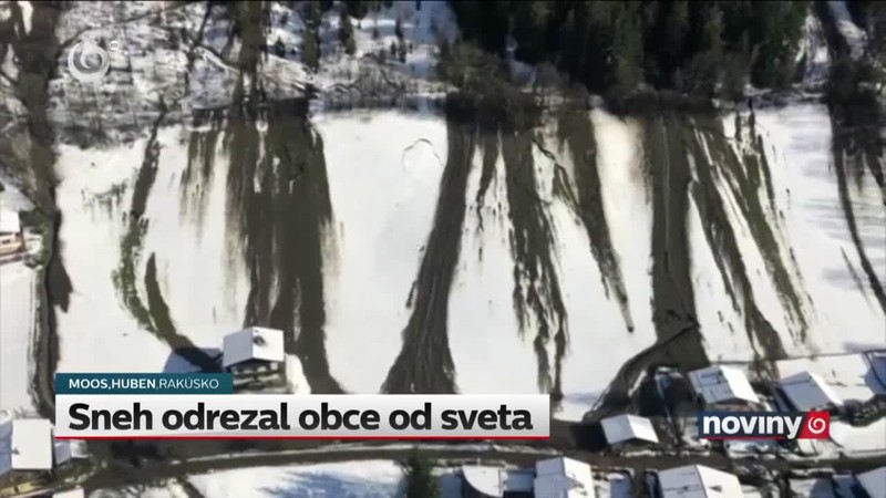 Sneh odrezal obce od sveta