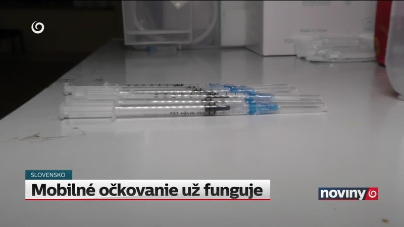 Mobilné očkovanie už funguje