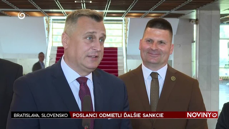 POSLANCI ODMIETLI ĎALŠIE SANKCIE