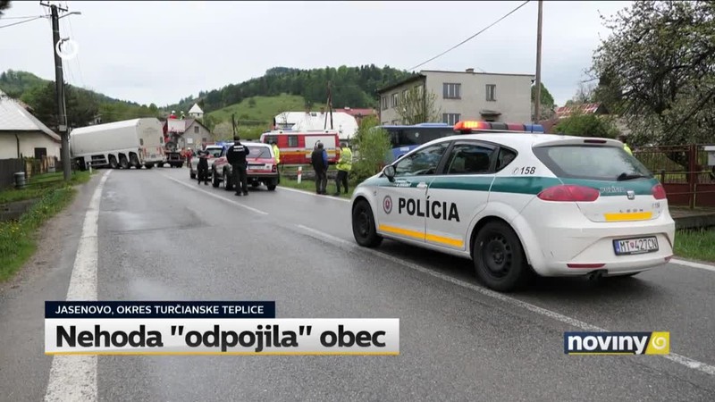 Nehoda "odpojila" obec