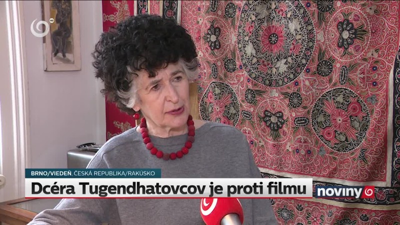 Dcéra Tugendhatovcov je proti filmu