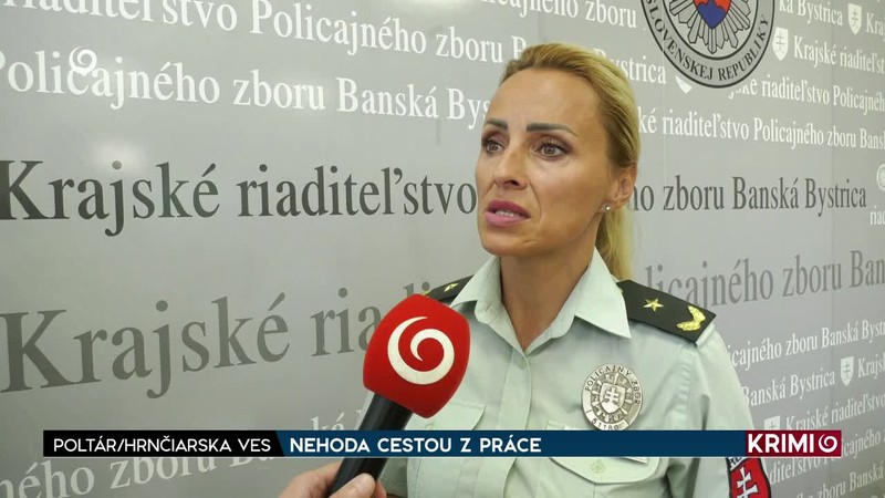 NEHODA CESTOU Z PRÁCE