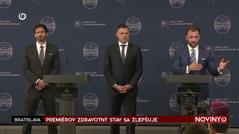 PREMIÉROV ZDRAVOTNÝ STAV SA ZLEPŠUJE