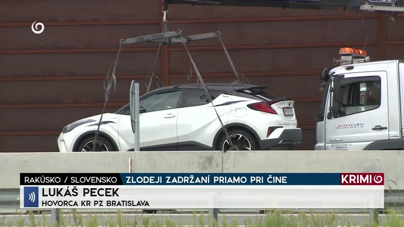 ZLODEJI ZADRŽANÍ PRIAMO PRI ČINE