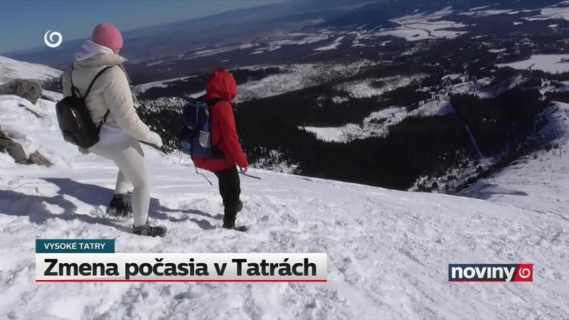Zmena počasia v Tatrách
