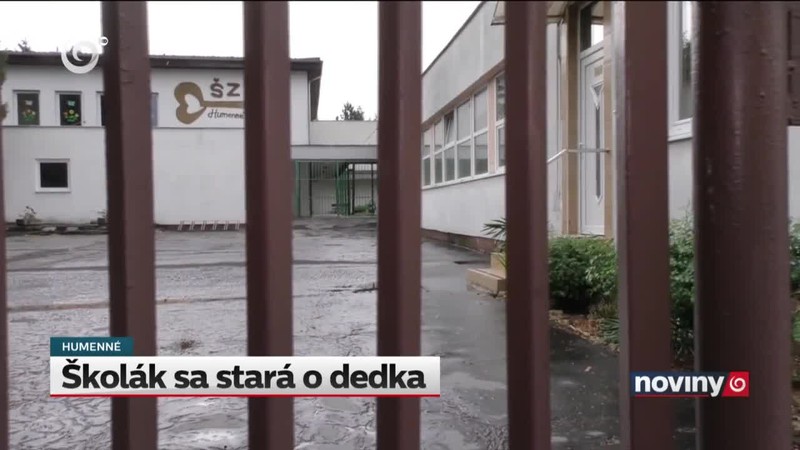 Školák sa stará o dedka