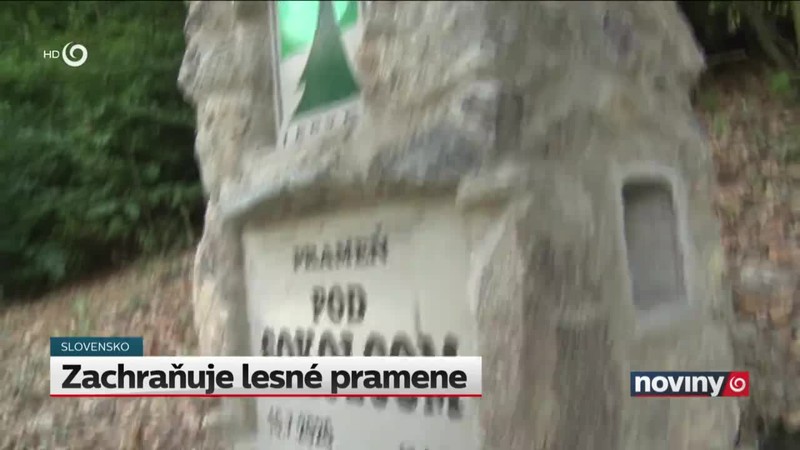 Zachraňuje lesné pramene