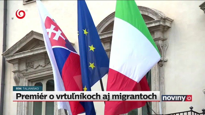 Premiér o vrtuľníkoch aj migrantoch