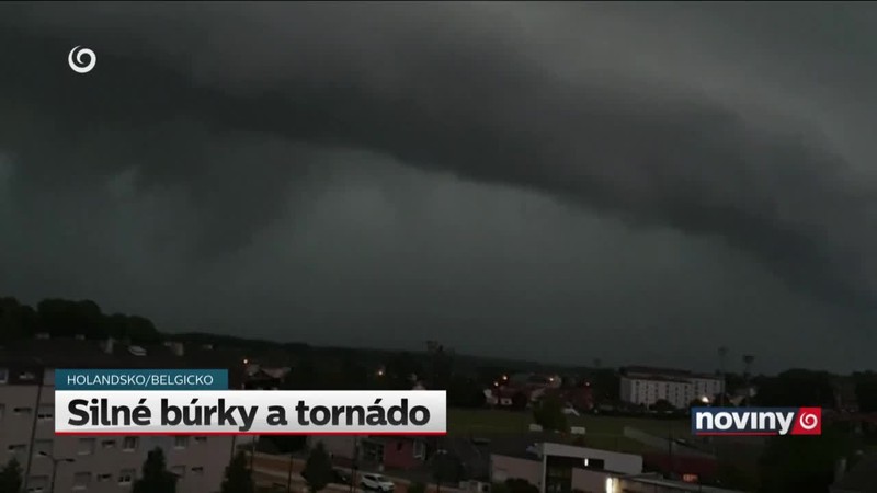 Silné búrky a tornádo