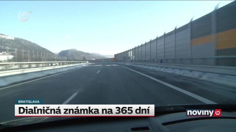 Diaľničná známka na 365 dní