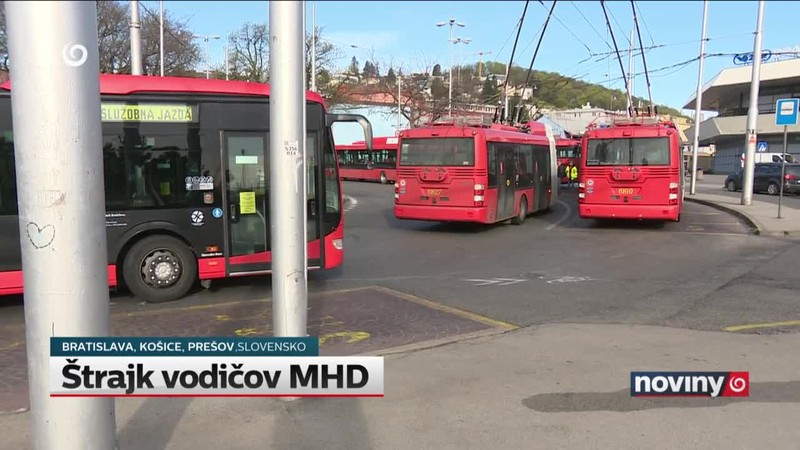 Štrajk vodičov MHD