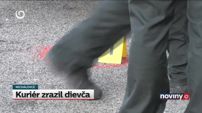 Kuriér zrazil dievča
