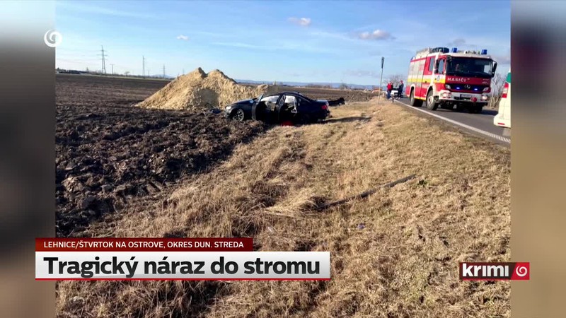 Tragický náraz do stromu