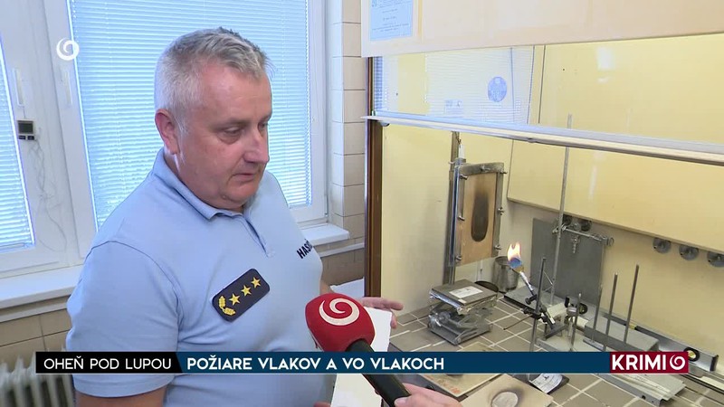 POŽIARE VLAKOV A VO VLAKOCH