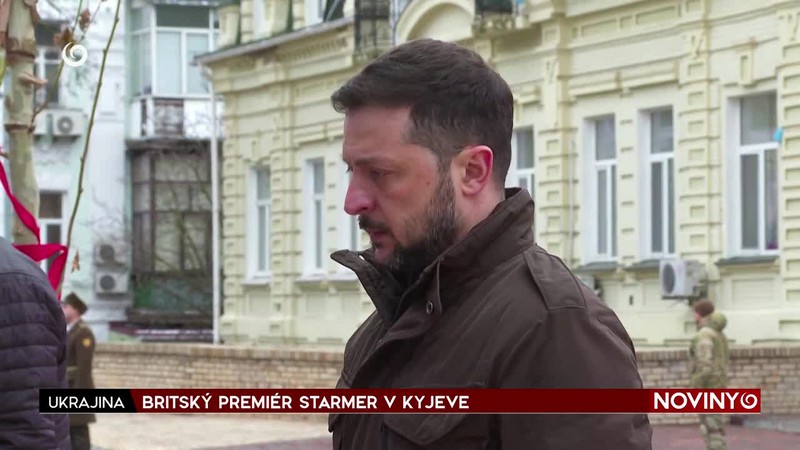 BRITSKÝ PREMIÉR STARMER V KYJEVE