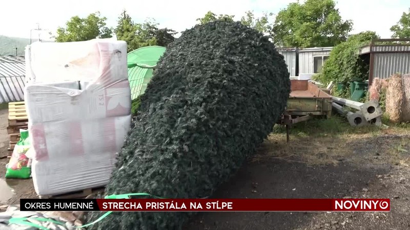 STRECHA PRISTÁLA NA STĹPE