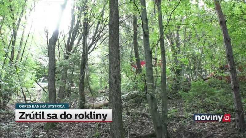 Zrútil sa do rokliny