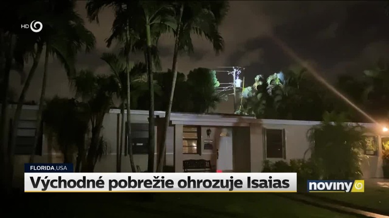 Východné pobrežie ohrozuje Isaias