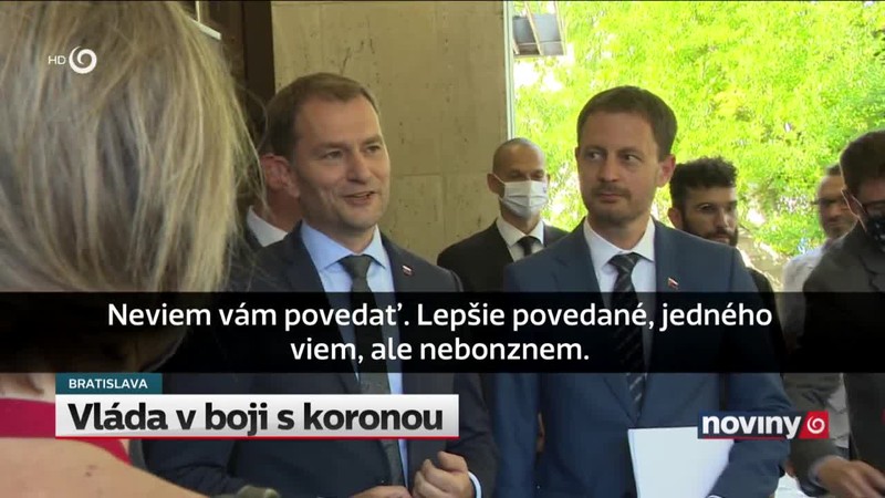 Vláda v boji s koronou