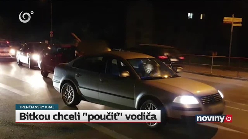 Bitkou chceli "poučiť" vodiča