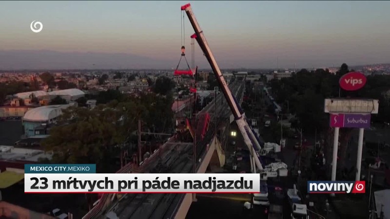 23 mŕtvych pri páde nadjazdu