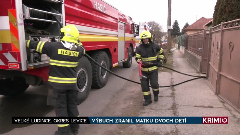 VÝBUCH ZRANIL MATKU DVOCH DETÍ