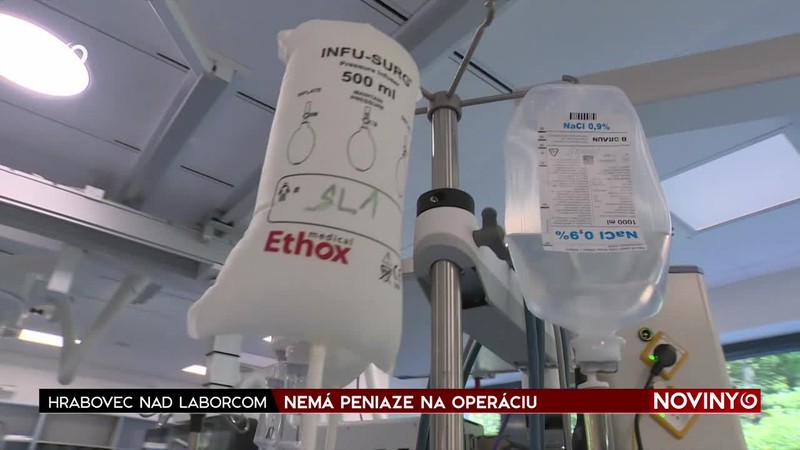 NEMÁ PENIAZE NA OPERÁCIU