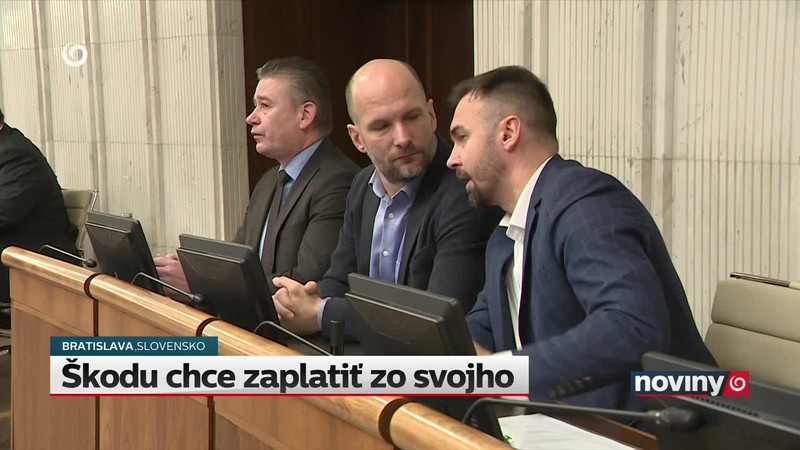 Škodu chce zaplatiť zo svojho
