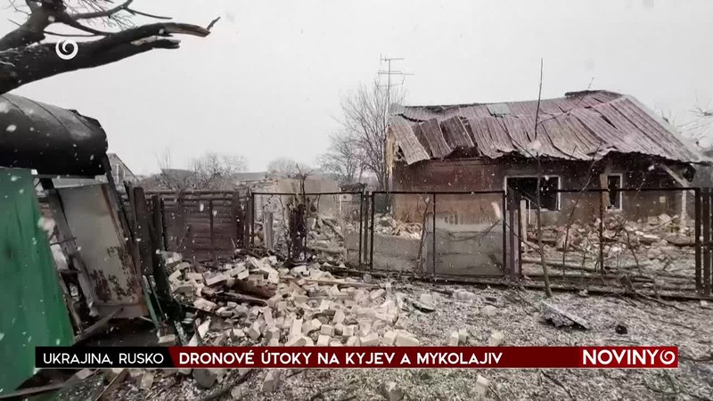 DRONOVÉ ÚTOKY NA KYJEV A MYKOLAJIV