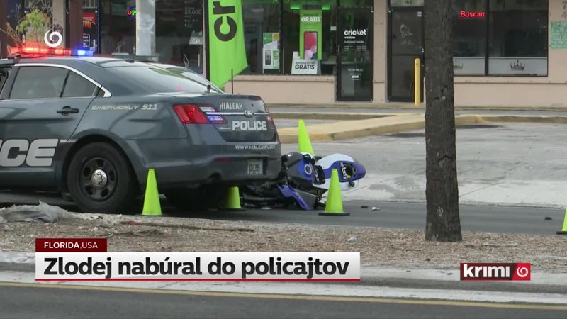 Zlodej nabúral do policajtov