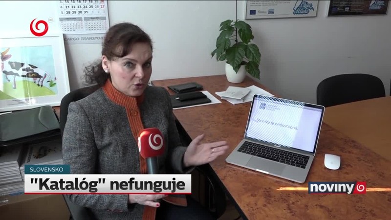 "Katalóg" nefunguje