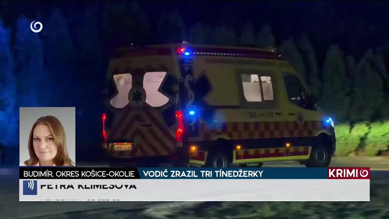 VODIČ ZRAZIL TRI TÍNEDŽERKY