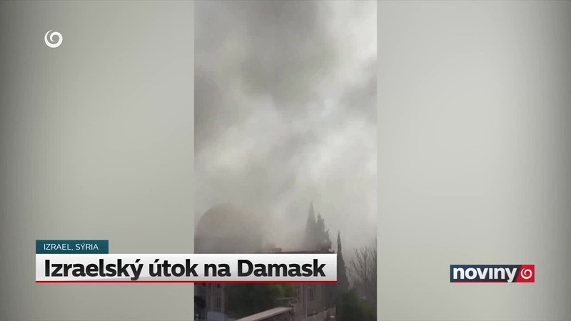 Izraelský útok na Damask